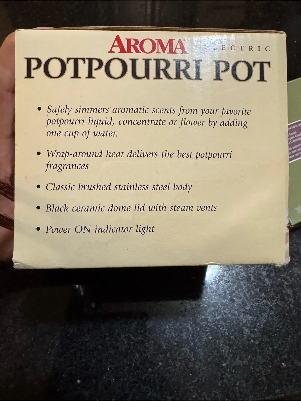 BNIB Aroma Potpourri Pot and Scentsy Warmer Stand